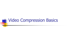 Introduction to video compression. The basics of video codecs