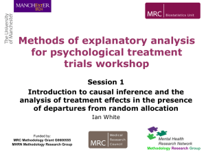 Introduction to causal inference and the analysis of treatment effects