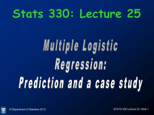 330.Lect25 - Department of Statistics