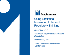slides - NCS2014 Non-Clinical Statistics Conference