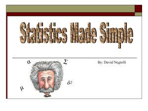 Statistics Powerpoint