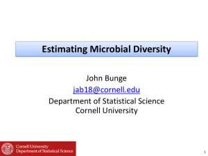 Estimating Microbial Diversity