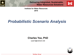 Probabilistic Scenario Analysis