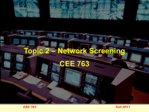 Topic 2 - Network Screening