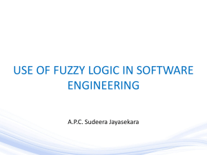 use of fuzzy logic in software engineering