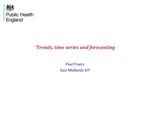 What is a time series? - South East Public Health Observatory