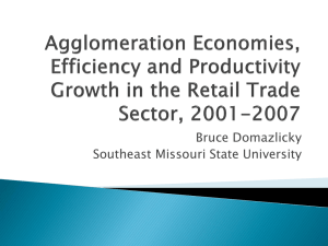 Agglomeration economies - Southeast Missouri State University