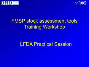 (2005) FMSP Stock Assessment Tools Training Workshop