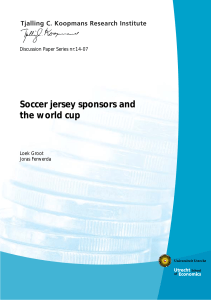 Soccer jersey sponsors and the world cup