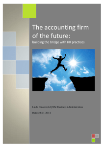 The accounting firm of the future - University of Twente Student Theses