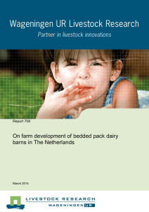 On farm development of bedded pack dairy barns