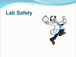 Microbiology Laboratory Safety and Rules
