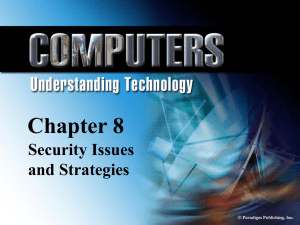 Chapter 8 Security Issues and Strategies
