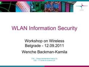 WLAN Information Security