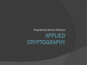 12 Cryptography - Software Engineering @ RIT