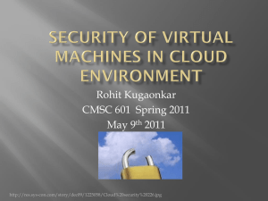 Preventing Virtual machine side channel attacks in cloud environment