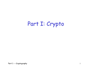 1_Crypto - Department of Computer Science