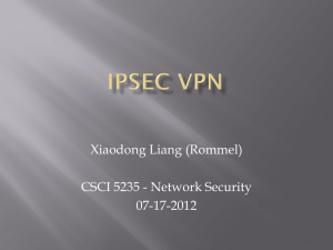 IPSec and TLS