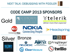 Code Camp 2013 Sponsors