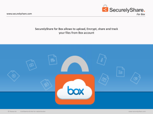 SecurelyShare for Box