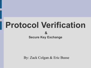 Protocol Verification & Secure Key Exchange