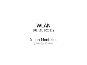 WLAN 802.11b 802.11a