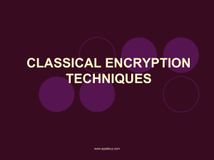 Classical-Encryption-Techniques