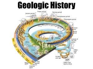 Geologic History - Mrs. Plante Science