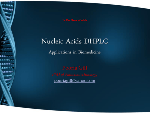 DHPLC Applications in Biomedicine
