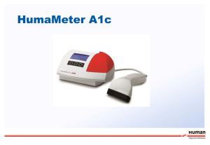 HumaMeter A1c Analyser