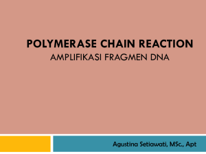 POLYMERASE CHAIN REACTION (PCR)
