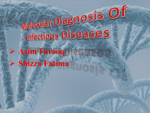 Molecular Diagnosis Of Infectious Diseases
