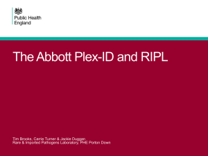 The Abbott Plex-ID and RIPL