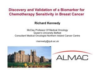Discovery and Validation of a Predictive Biomarker for Breast