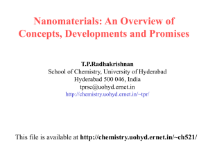 nano - School of Chemistry