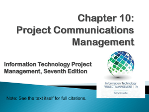 Figure 10-1. Project Communications Management Summary