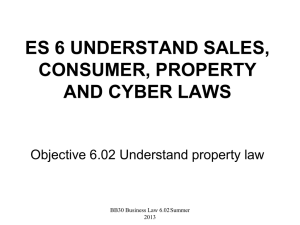 6.02 Notes-Property Law - chriswilliams