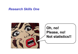 Basic grounding in research skills - designing