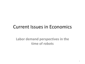 Labor demand perspectives in the time of robots