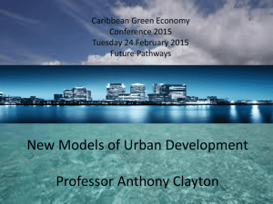 New Models of Urban Development