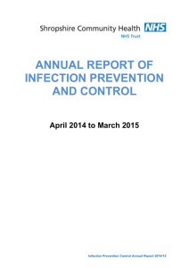 Appendix 6: Infection Prevention and Control Team 2014/15 Audit