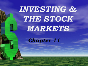 investing & the stock market