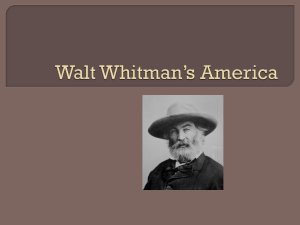 Walt Whitman - NolascoAmLit