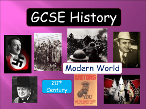 GCSE History - Boldon School