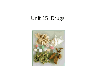 Unit 15: Drugs