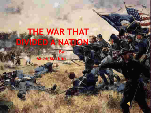 The War That Divided A Nation