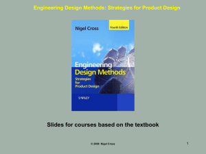 Engineering Design Methods powerpoint