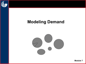 Modeling Firm Demand