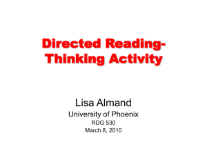 Directed Reading Activity