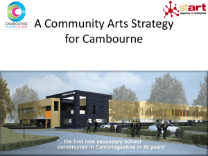 Cambourne Community Arts Strategy